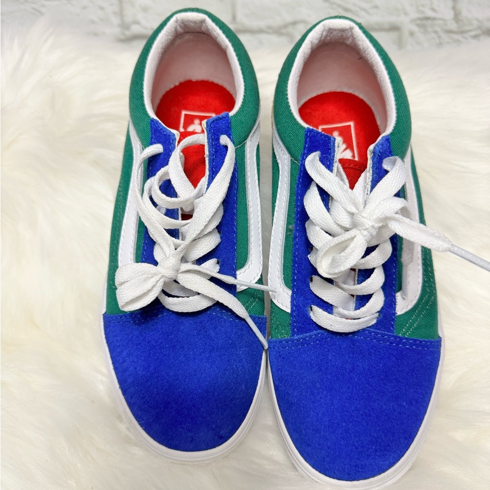 Vans Kids Sneakers in Blue and Green